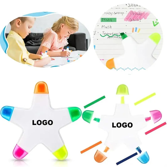 5 Colors Watercolor Highlighter Pens