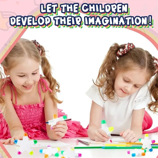 5 Colors Watercolor Highlighter Pens