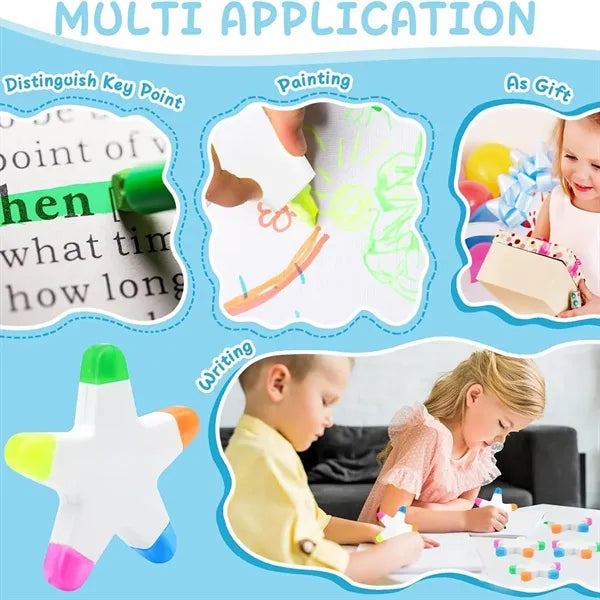 5 Colors Watercolor Highlighter Pens