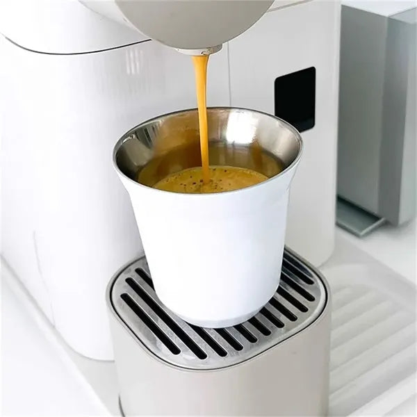 2.7oz Double - Wall Stainless Steel Espresso Cup