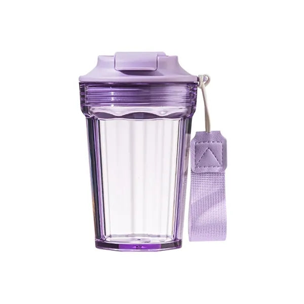 14oz Tritan Kids Leakproof Water Bottle w/ Strap