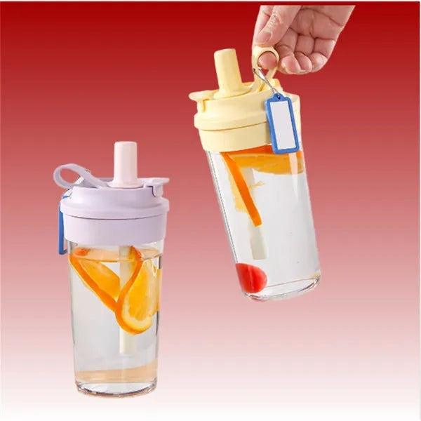 14oz Kids Dual - Use Water Bottle with Straw