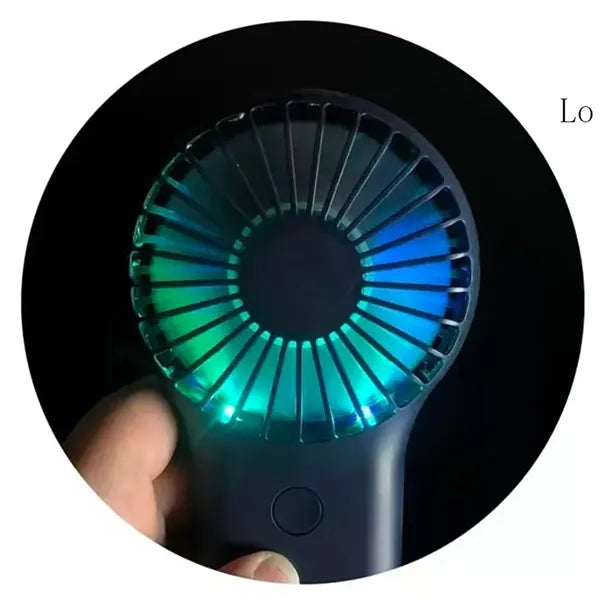Rechargeable Handheld Fan With Carabiner