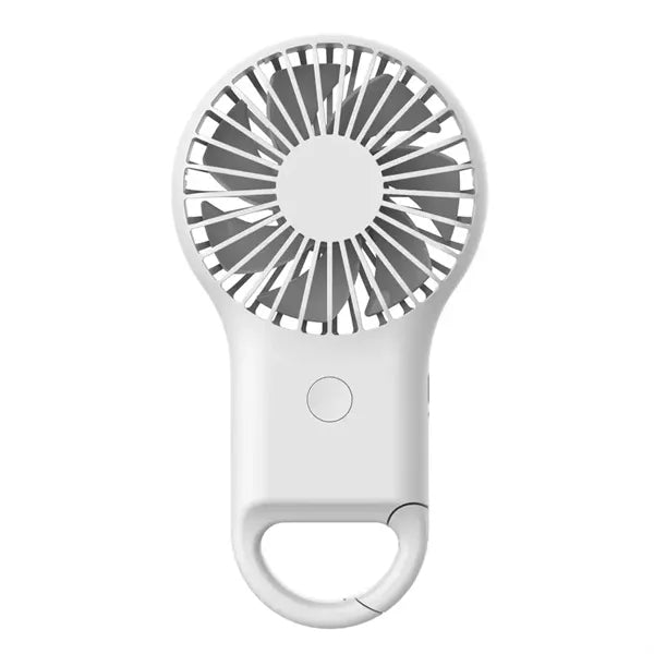 Rechargeable Handheld Fan With Carabiner