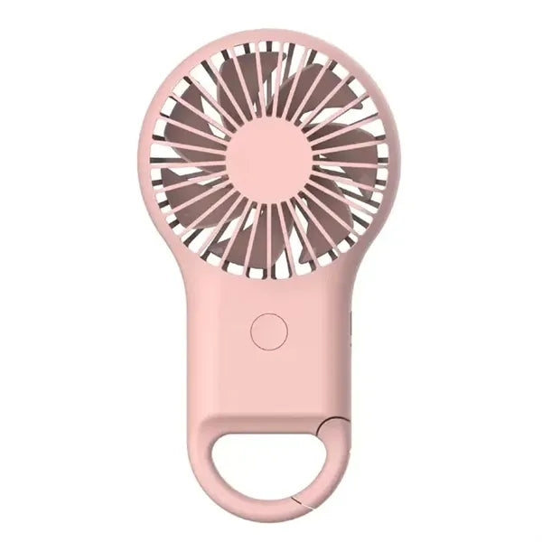 Rechargeable Handheld Fan With Carabiner