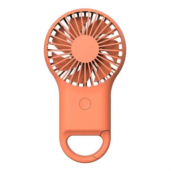 Rechargeable Handheld Fan With Carabiner