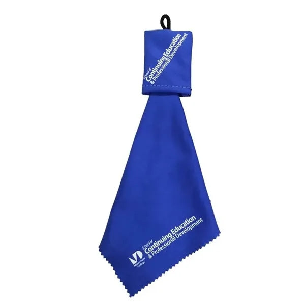 Eyeglasses Cleaning Microfiber Cloth Keychain Pouch