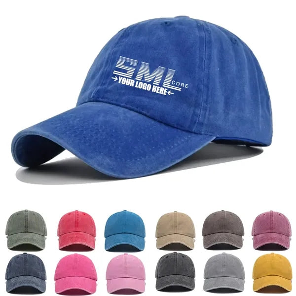 Vintage Washed Distressed Baseball Cap