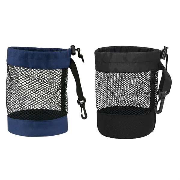 Golf Ball Mesh Carry Bag with Drawstring and Clip