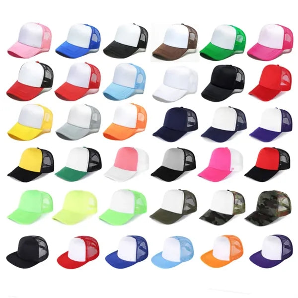6-Panel Custom Mesh Trucker Sports Baseball Cap