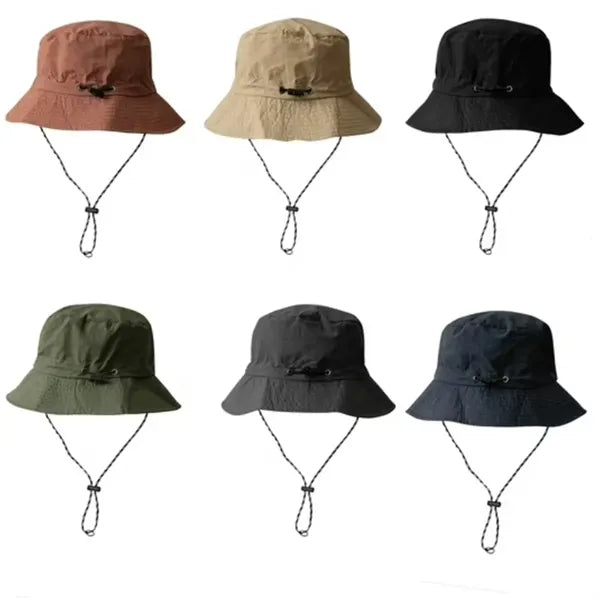Portable Quick-Drying Storage Bag Bucket Hat Alpine Cap