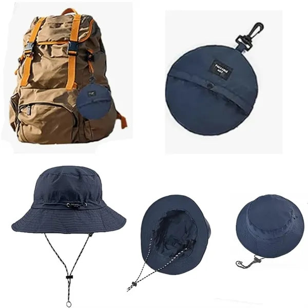 Portable Quick-Drying Storage Bag Bucket Hat Alpine Cap