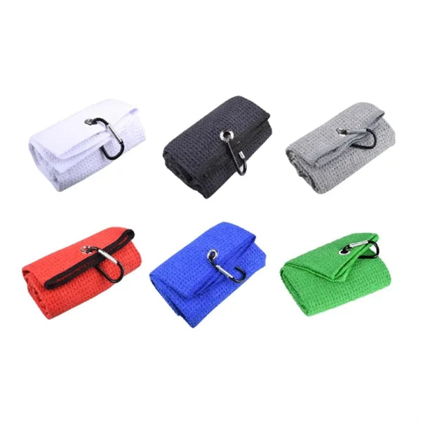 Golf Cleaning Kit with Club Brush & Carabiner Towel