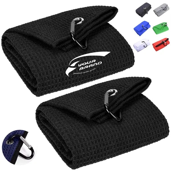 Golf Cleaning Kit with Club Brush & Carabiner Towel