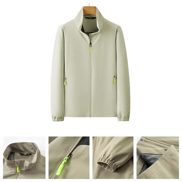 Unisex Waterproof Full Zip Jacket