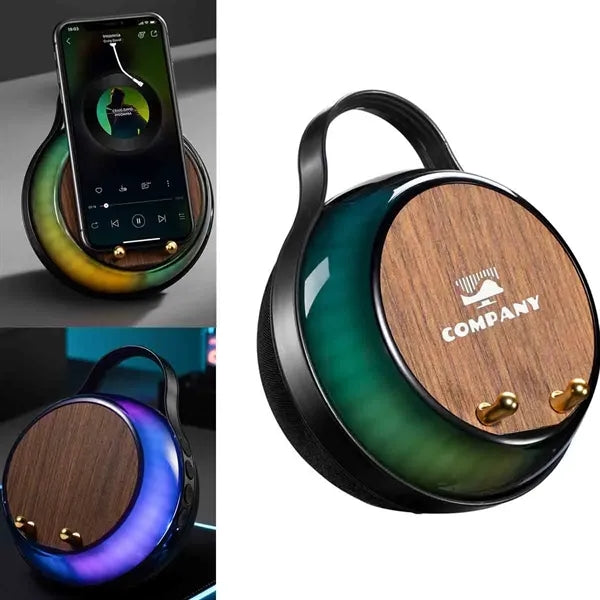 Portable Wireless Speaker with Phone Holder