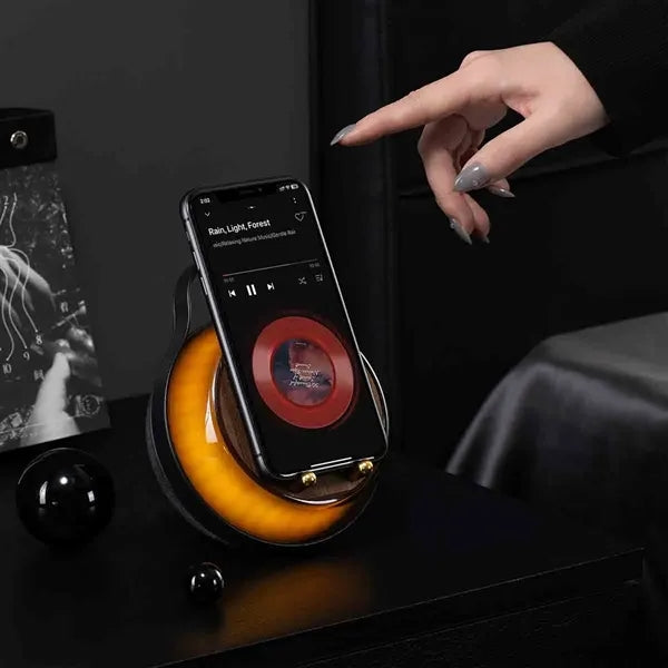 Portable Wireless Speaker with Phone Holder