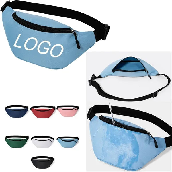 Oxford Cloth Waterproof Large-Capacity Adjustable Waist Pack