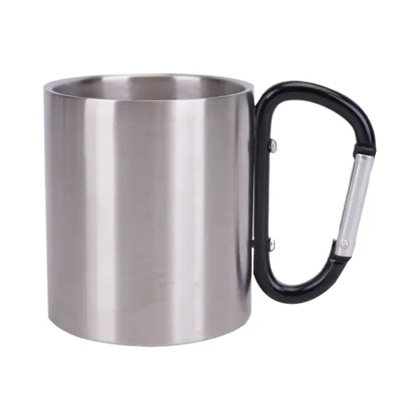 7.5Oz Stainless Steel Carabiner Mug