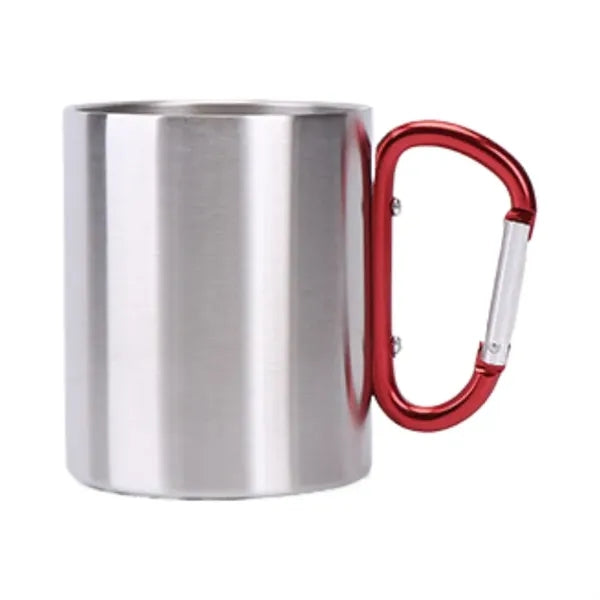 7.5Oz Stainless Steel Carabiner Mug