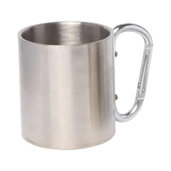 7.5Oz Stainless Steel Carabiner Mug