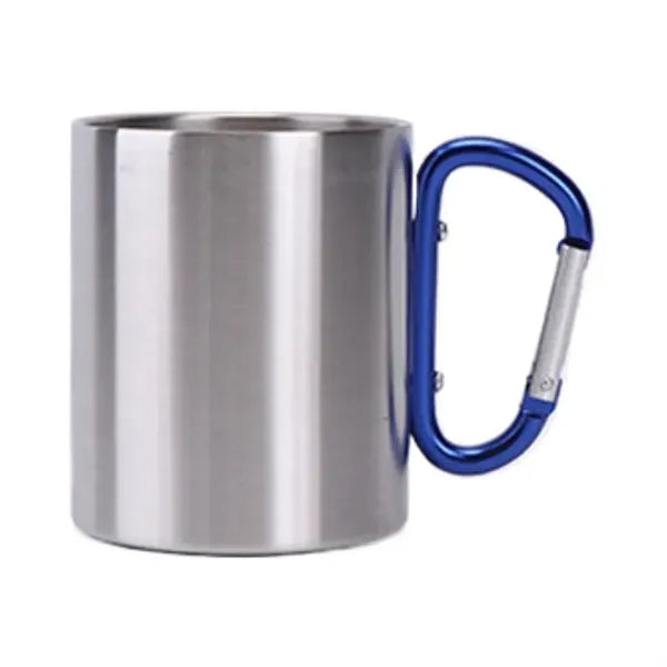 7.5Oz Stainless Steel Carabiner Mug