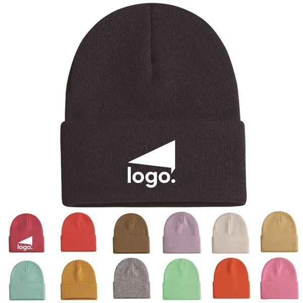 Cozy Acrylic Knit Beanie