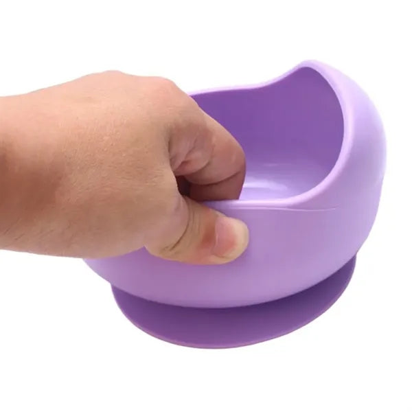 Silicone Suction Baby Soft Spill Resistant Bowl