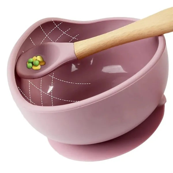 Silicone Suction Baby Soft Spill Resistant Bowl