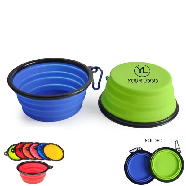 Collapsible Silicone Pet Travel Bowl