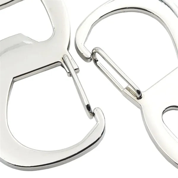 Multi Self-Locking Carabiner Bottle Opener Keychain Tool