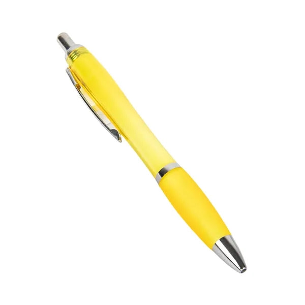Press-Type Plastic Barrel Ballpoint Pen