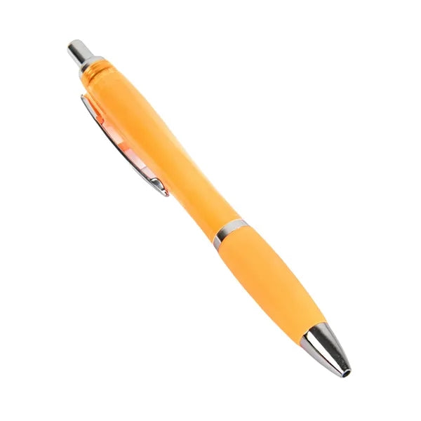 Press-Type Plastic Barrel Ballpoint Pen