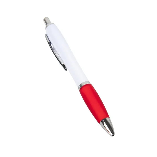 Press-Type Plastic Barrel Ballpoint Pen