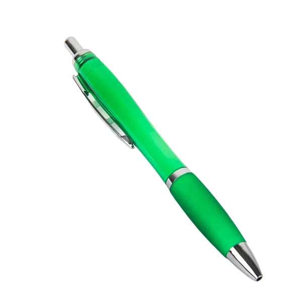 Press-Type Plastic Barrel Ballpoint Pen