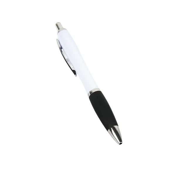 Press-Type Plastic Barrel Ballpoint Pen