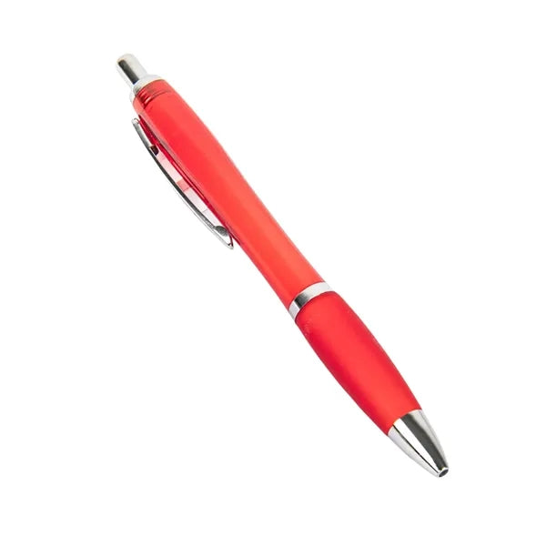 Press-Type Plastic Barrel Ballpoint Pen
