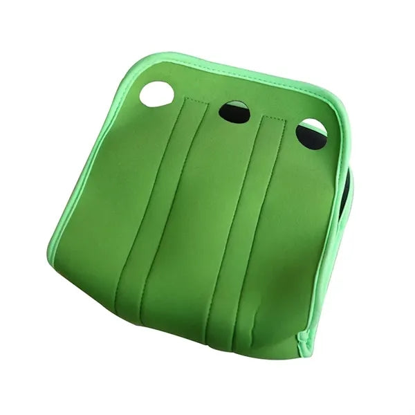 Neoprene Handheld 6-Bottle Sleeve Beer Cooler Tote Bag