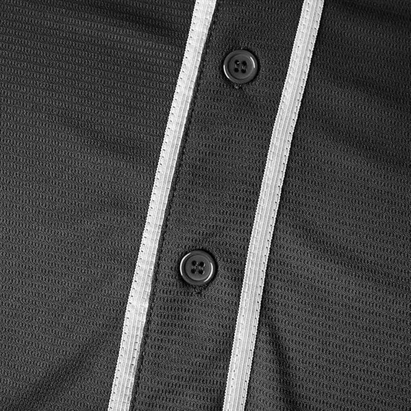 Blank Baseball Jersey Short Sleeve Hip Hop Style