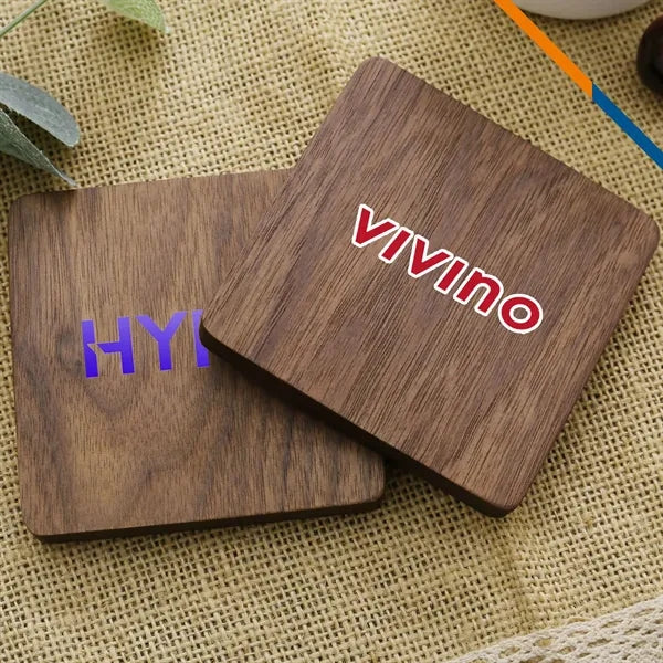 Jayne Walnut Square Coaster