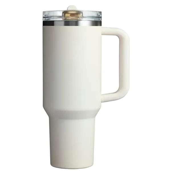 Double-Wall Insulated Travel Tumbler Spill-Proof Drink Cup