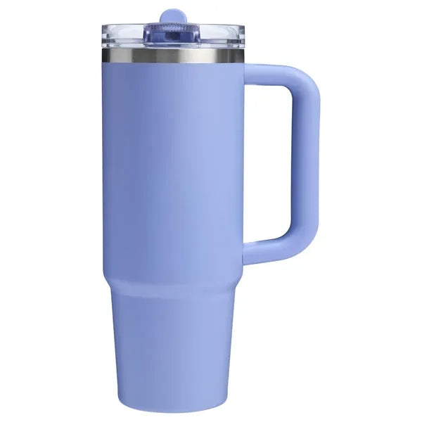 Double-Wall Insulated Travel Tumbler Spill-Proof Drink Cup