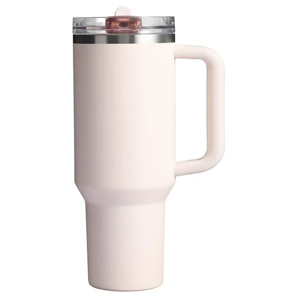 Double-Wall Insulated Travel Tumbler Spill-Proof Drink Cup