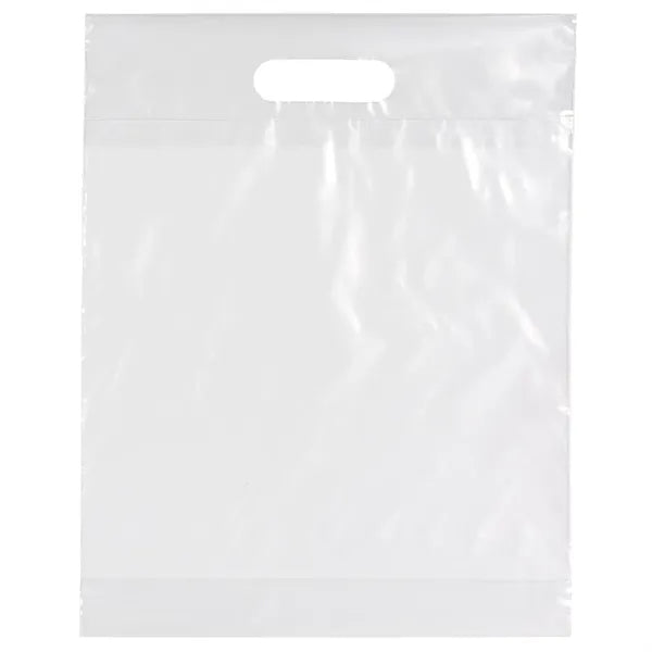 Die-Cut Take Home Plastic Bag, 12" x 15"