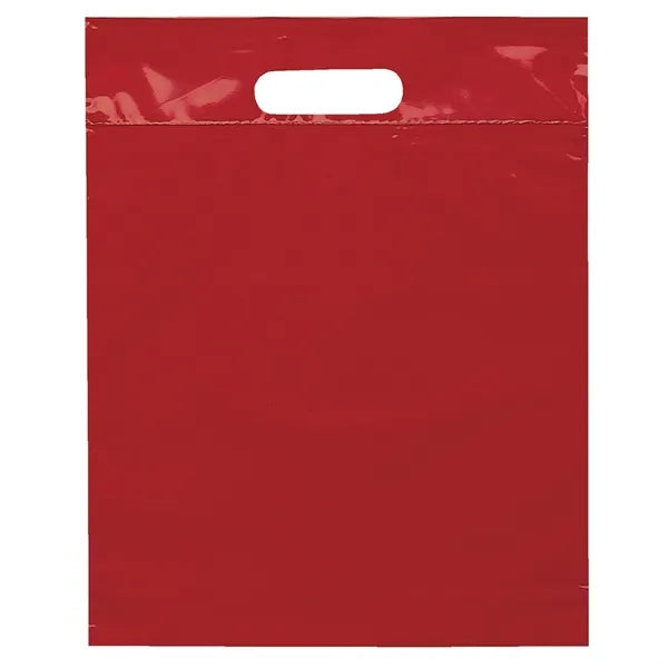 Die-Cut Take Home Plastic Bag, 12" x 15"