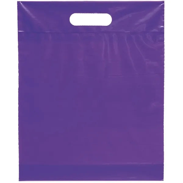 Die-Cut Take Home Plastic Bag, 12" x 15"