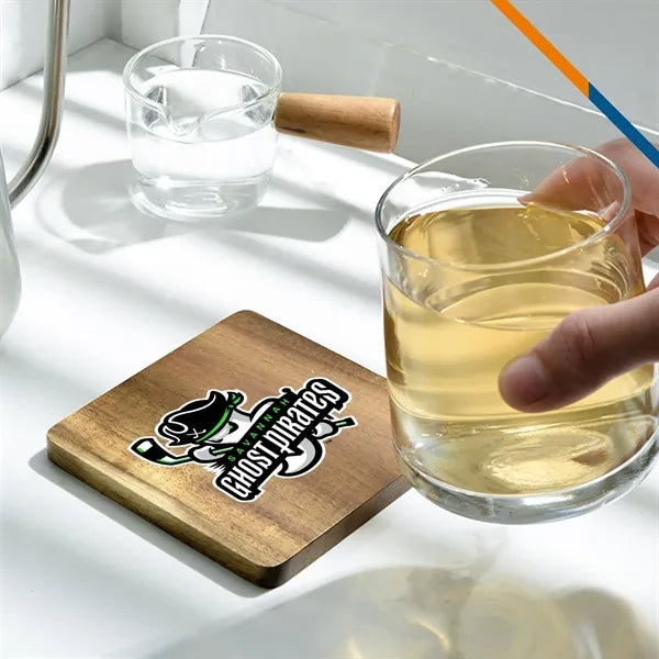 Moxzir Bamboo Square Coaster