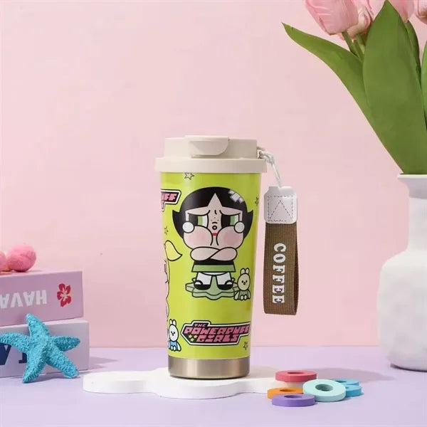 20oz Cute Labubu Travel Coffee Mug with Straw Lid
