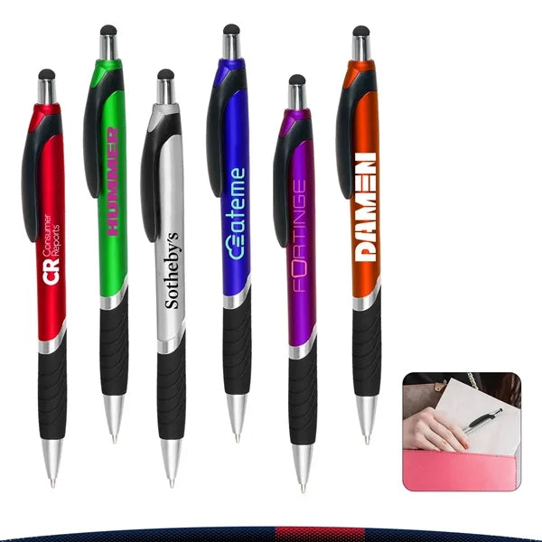 Kuma Plastic Pens with Screen Touch Stylus