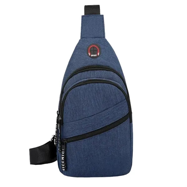 Crossbody Sling Bag Backpack With Headphone Hole